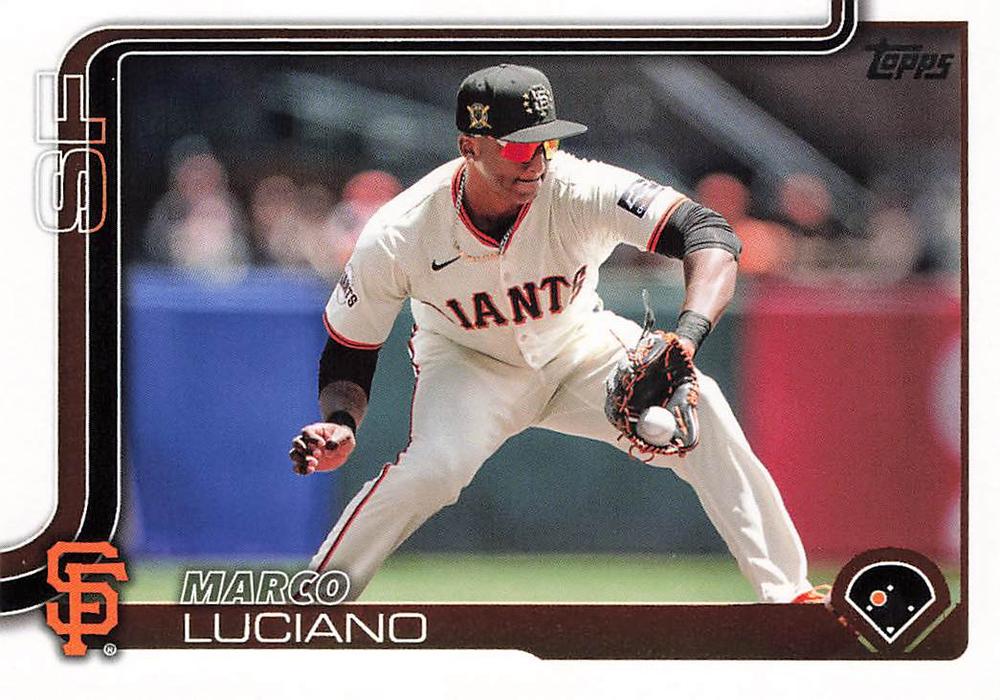 #156 Marco Luciano - San Francisco Giants - 2025 Topps Baseball
