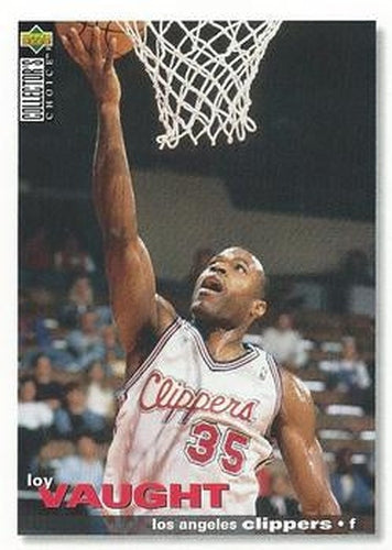 #156 Loy Vaught - Los Angeles Clippers - 1995-96 Collector's Choice Basketball