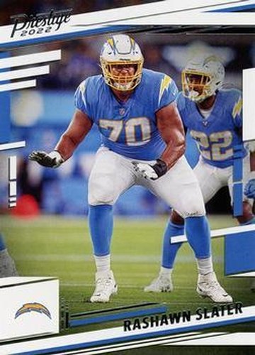 #156 Rashawn Slater - Los Angeles Chargers - 2022 Panini Prestige Football