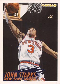 #156 John Starks - New York Knicks - 1994-95 Fleer Basketball