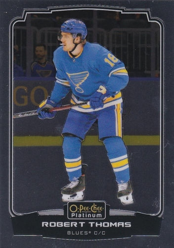 #156 Robert Thomas - St. Louis Blues - 2022-23 O-Pee-Chee Platinum Hockey