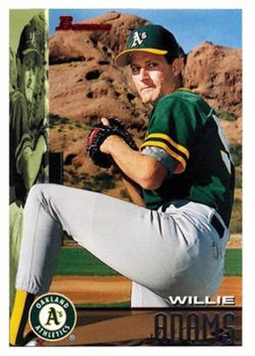 #156 Willie Adams - Oakland Athletics - 1995 Bowman Baseball