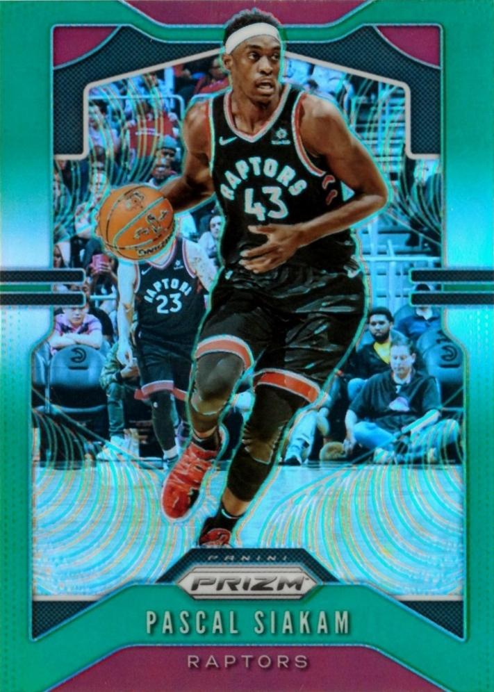 #156 Pascal Siakam - Toronto Raptors - 2019-20 Panini Prizm - Prizms Green Basketball
