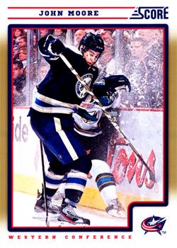 #156 John Moore - Columbus Blue Jackets - 2012-13 Score - Gold Rush Hockey