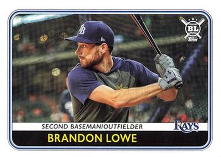 #157 Brandon Lowe - Tampa Bay Rays - 2020 Topps Big League Baseball