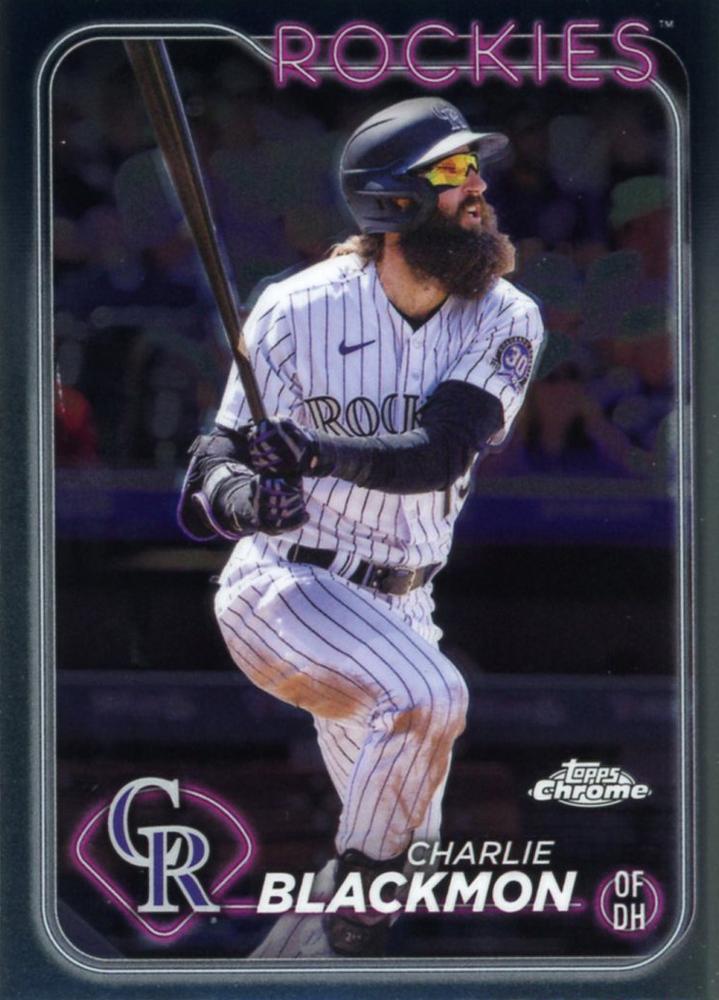 #157 Charlie Blackmon - Colorado Rockies - 2024 Topps Chrome Baseball