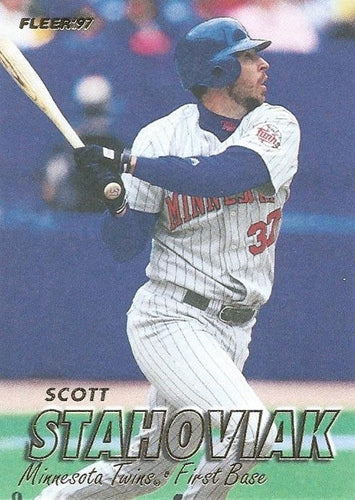 #157 Scott Stahoviak - Minnesota Twins - 1997 Fleer Baseball