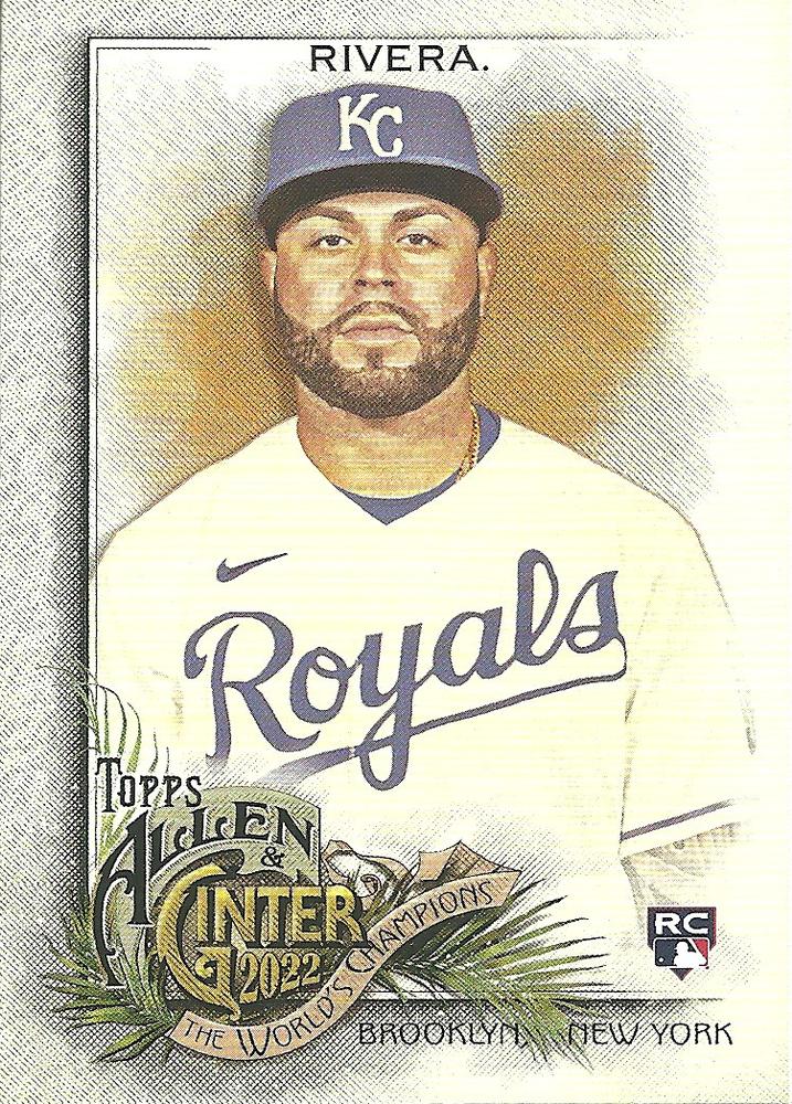 #157 Emmanuel Rivera - Kansas City Royals - 2022 Topps Allen & Ginter Baseball