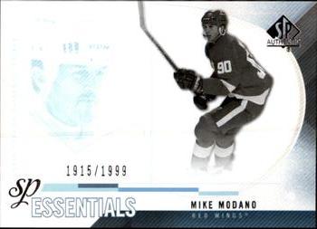 #157 Mike Modano - Detroit Red Wings - 2010-11 SP Authentic Hockey