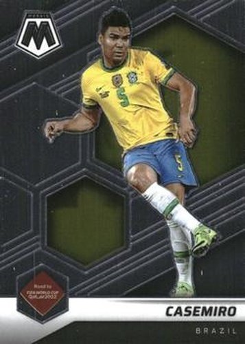 #157 Casemiro - Brazil - 2021-22 Panini Mosaic Road to FIFA World Cup Soccer