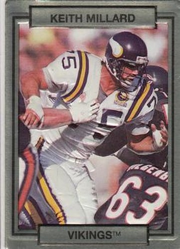 #157 Keith Millard - Minnesota Vikings - 1990 Action Packed Football