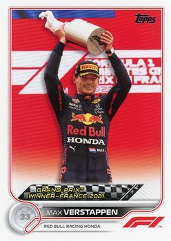 #157 Max Verstappen - Red Bull Racing Honda - 2022 Topps Formula 1 Racing