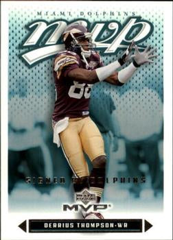 #157 Derrius Thompson - Miami Dolphins - 2003 Upper Deck MVP Football