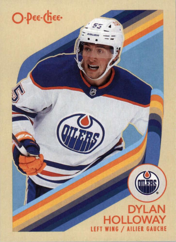 #157 Dylan Holloway - Edmonton Oilers - 2023-24 O-Pee-Chee - Retro Hockey