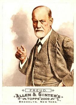 #158 Sigmund Freud - 2009 Topps Allen & Ginter Baseball