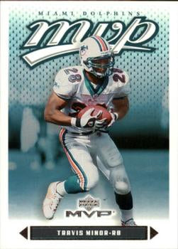 #158 Travis Minor - Miami Dolphins - 2003 Upper Deck MVP Football