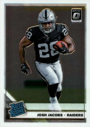 #158 Josh Jacobs - Oakland Raiders - 2019 Donruss Optic Football