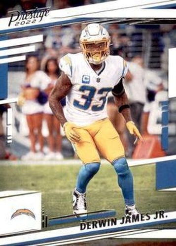 #158 Derwin James Jr. - Los Angeles Chargers - 2022 Panini Prestige Football