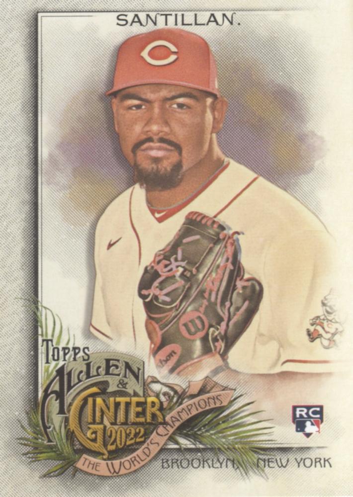 #158 Tony Santillan - Cincinnati Reds - 2022 Topps Allen & Ginter Baseball