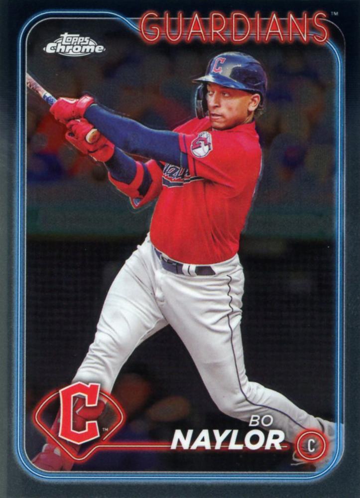 #158 Bo Naylor - Cleveland Guardians - 2024 Topps Chrome Baseball