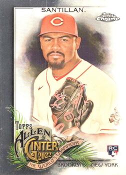 #158 Tony Santillan - Cincinnati Reds - 2022 Topps Allen & Ginter Chrome Baseball