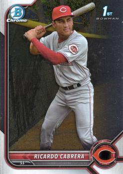 #BCP-158 Ricardo Cabrera FBC - Cincinnati Reds - 2022 Bowman - Chrome Prospects Baseball