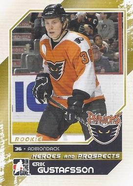 #159 Erik Gustafsson - Adirondack Phantoms - 2010-11 In The Game Heroes and Prospects Hockey