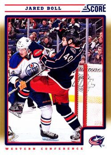 #159 Jared Boll - Columbus Blue Jackets - 2012-13 Score - Gold Rush Hockey