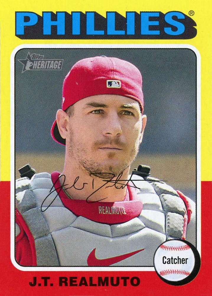 #159 J.T. Realmuto - Philadelphia Phillies - 2024 Topps Heritage Baseball