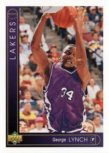 #159 George Lynch - Los Angeles Lakers - 1993-94 Upper Deck Basketball