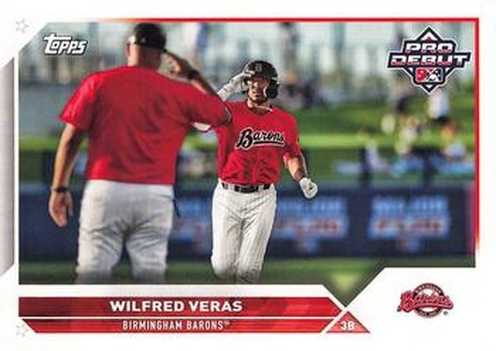 #PD-159 Wilfred Veras - Birmingham Barons - 2023 Topps Pro Debut Baseball