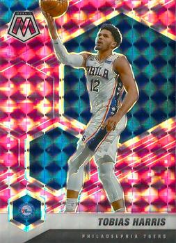#159 Tobias Harris - Philadelphia 76ers - 2020-21 Panini Mosaic - Mosaic Camo Pink Basketball