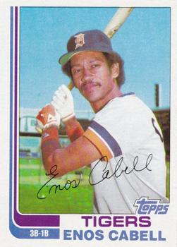 #15T Enos Cabell - Detroit Tigers - 1982 Topps Traded Baseball