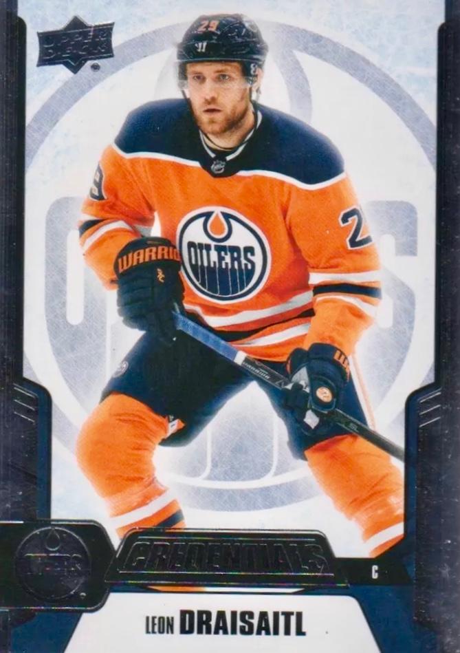 #15 Leon Draisaitl - Edmonton Oilers - 2019-20 Upper Deck Credentials Hockey