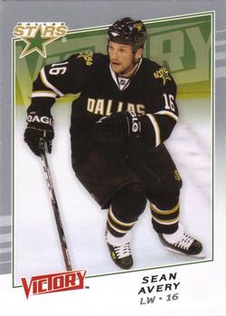 #265 Sean Avery - Dallas Stars - 2008-09 Upper Deck Victory Hockey