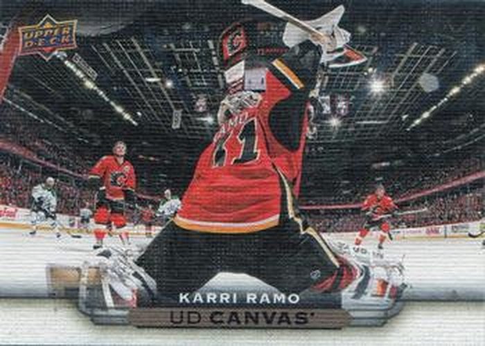 #C15 Karri Ramo - Calgary Flames - 2015-16 Upper Deck - UD Canvas Hockey