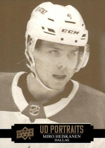 #P-15 Miro Heiskanen - Dallas Stars - 2021-22 Upper Deck - UD Portraits Hockey