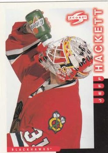#15 Jeff Hackett - Chicago Blackhawks - 1997-98 Score Hockey