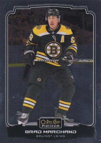 #15 Brad Marchand - Boston Bruins - 2022-23 O-Pee-Chee Platinum Hockey