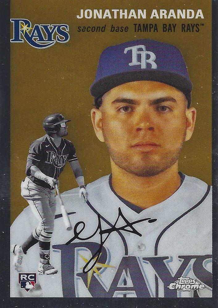 #15 Jonathan Aranda - Tampa Bay Rays - 2023 Topps Chrome Platinum Anniversary Baseball