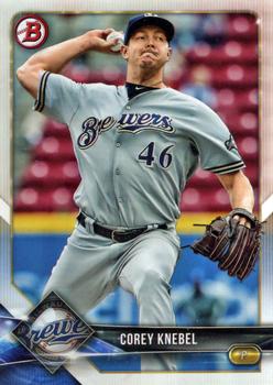 #15 Corey Knebel - Milwaukee Brewers - 2018 Bowman Baseball