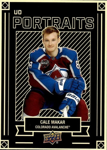 #P-15 Cale Makar - Colorado Avalanche - 2022-23 Upper Deck - UD Portraits Hockey