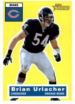 #15 Brian Urlacher - Chicago Bears - 2001 Topps Heritage Football