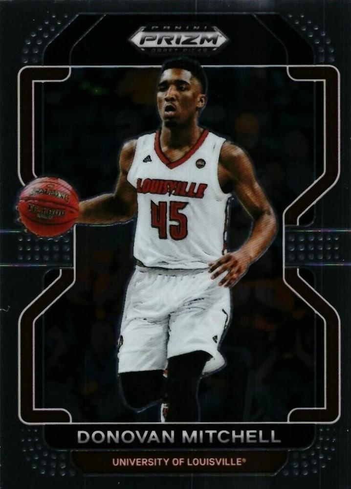 #15 Donovan Mitchell - Louisville Cardinals - 2022 Panini Prizm Draft Picks Basketball