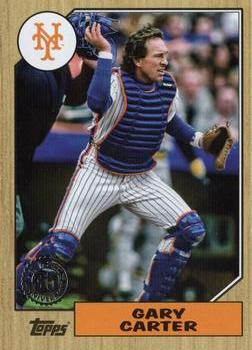 #87TBU-15 Gary Carter - New York Mets - 2022 Topps Update - 1987 Topps Baseball 35th Anniversary Baseball