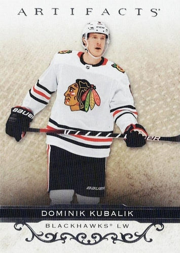 #15 Dominik Kubalik - Chicago Blackhawks - 2021-22 Upper Deck Artifacts Hockey