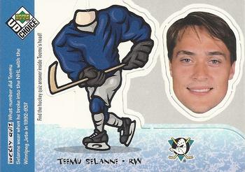 #BH15 Teemu Selanne - Anaheim Mighty Ducks - 1998-99 UD Choice - Bobbing Head Hockey