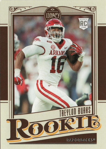 #15 Treylon Burks - Arkansas Razorbacks - 2022 Panini Chronicles Draft Picks - Legacy Rookies Football
