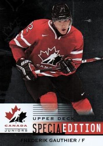 #SE-15 Frederik Gauthier - Canada - 2014 Upper Deck Team Canada Juniors - Special Edition Hockey