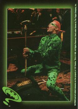 #15 Riddler croons - 1995 Topps Batman Forever Stickers